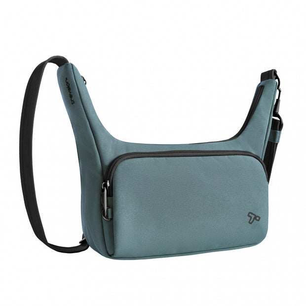 variant:46205588766912 Travelon Voyages Anti-Theft East/West Crossbody Slate Blue