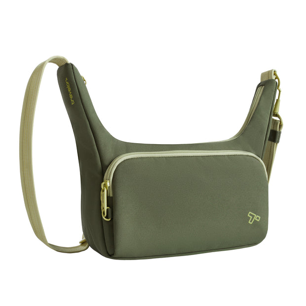 variant:46205588799680 Travelon Voyages Anti-Theft East/West Crossbody Slate Olive