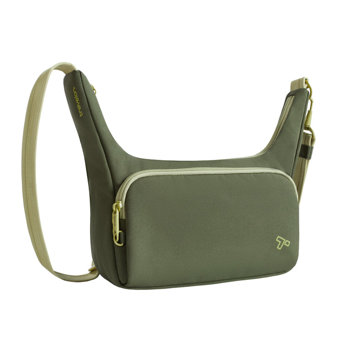 variant:46205588799680 Travelon Voyages Anti-Theft East/West Crossbody Slate Olive
