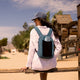 The Voyages Anti-Theft Small Backpack with XL Water Bottle Pocket