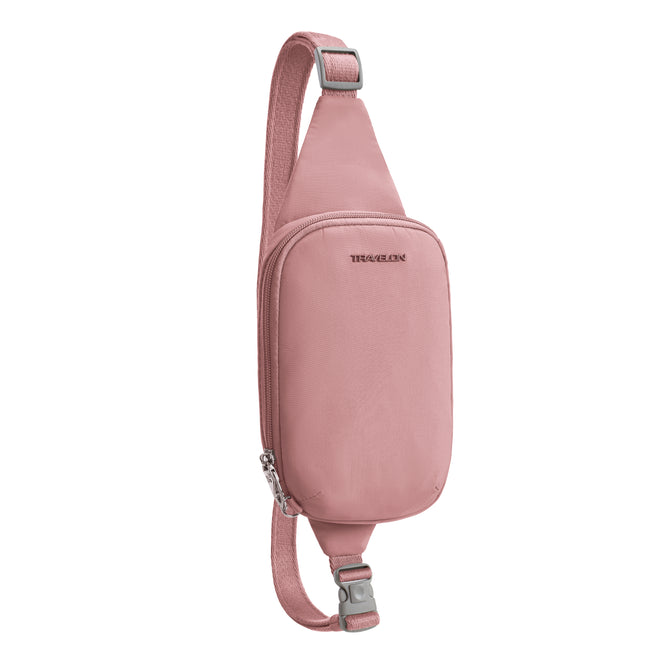 variant:46208435093696 Roam Anti-Theft Compact Sling Travelon Desert Pink
