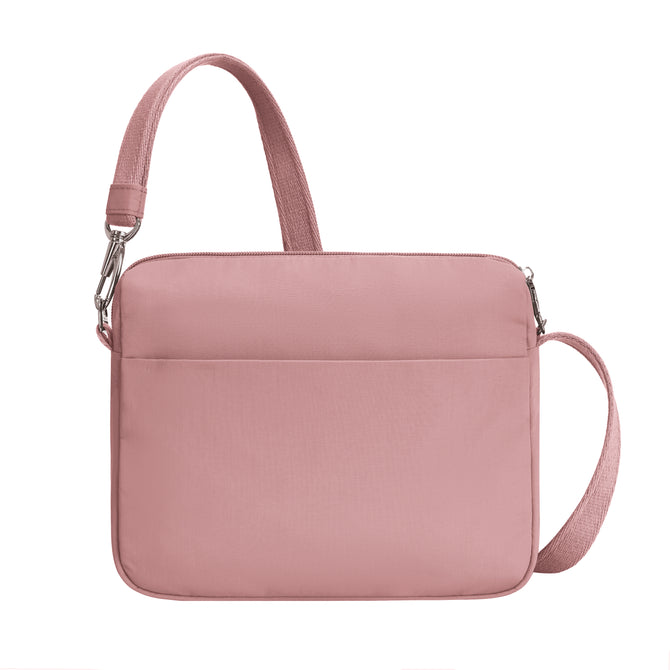 variant:46315873173696 Travelon Roam Anti-Theft East/West Crossbody Desert Pink