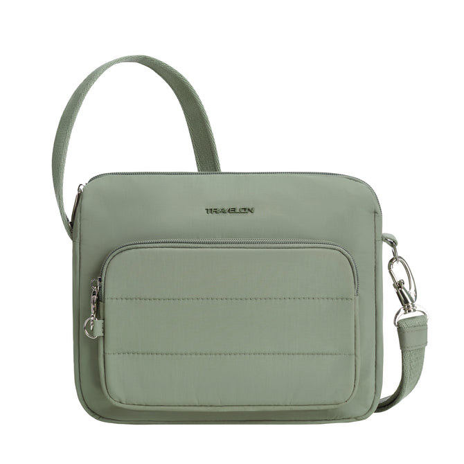 variant:46315873108160 Travelon Roam Anti-Theft East/West Crossbody Moss