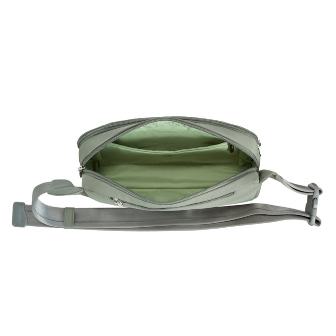 variant:46210296807616 Travelon Roam Anti-Theft XL Belt Bag Moss