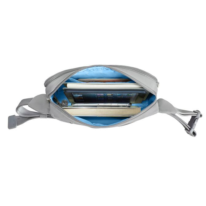 variant:46210296938688 Travelon Roam Anti-Theft XL Belt Bag Glacier
