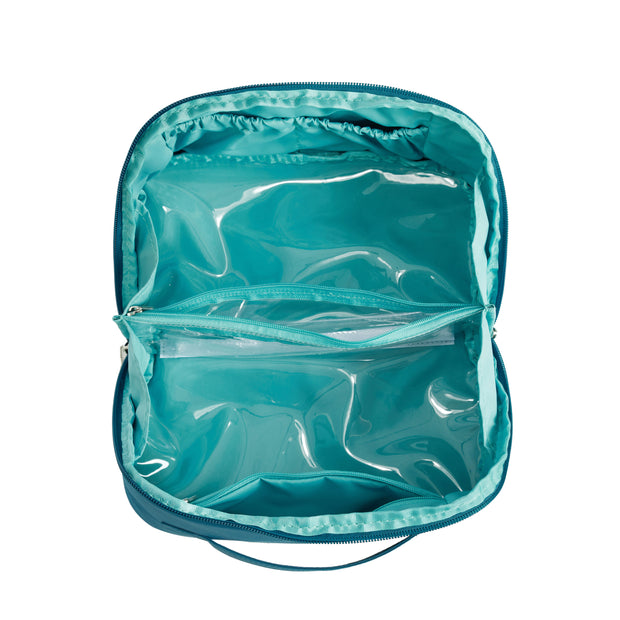 variant:46275886579904 Travelon 180˚ Travel Toiletry Case Capri Blue