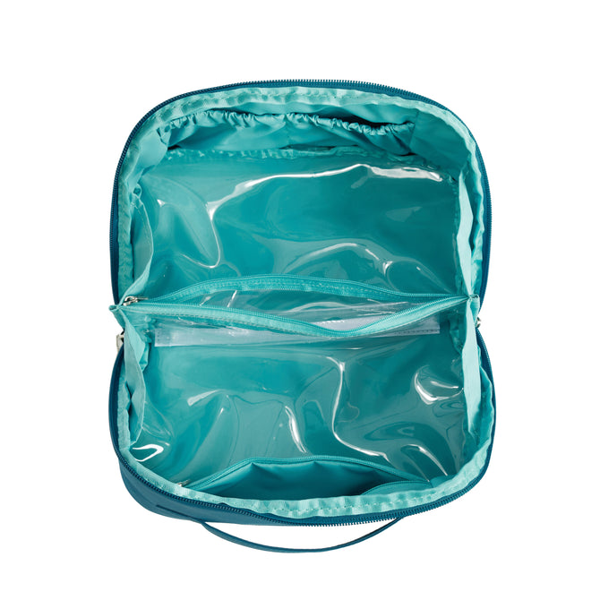 variant:46275886579904 Travelon 180˚ Travel Toiletry Case Capri Blue