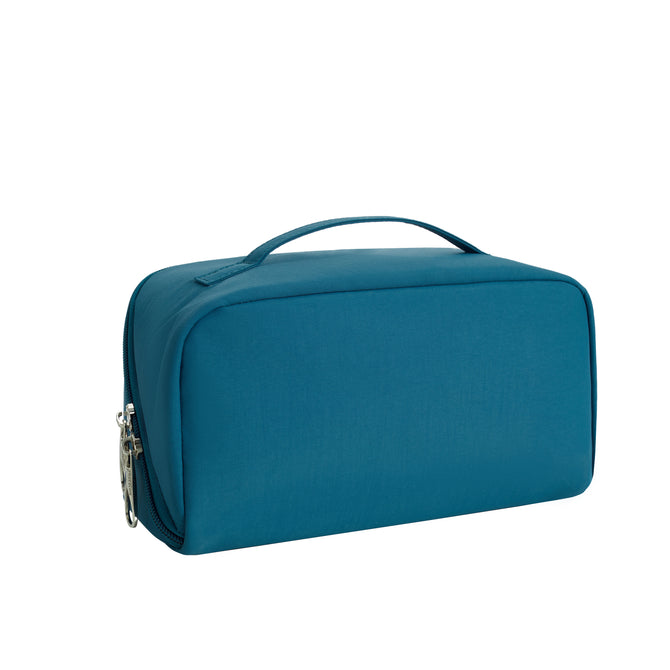 variant:46275886579904 Travelon 180˚ Travel Toiletry Case Capri Blue