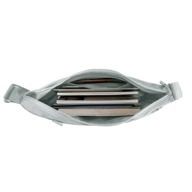 variant:46346766090432 Travelon Slouchy Crossbody Platinum