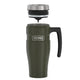 variant:46532961665216 16 oz Stainless Steel Travel Mug Matte Army Green