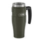 variant:46532961665216 16 oz Stainless Steel Travel Mug Matte Army Green