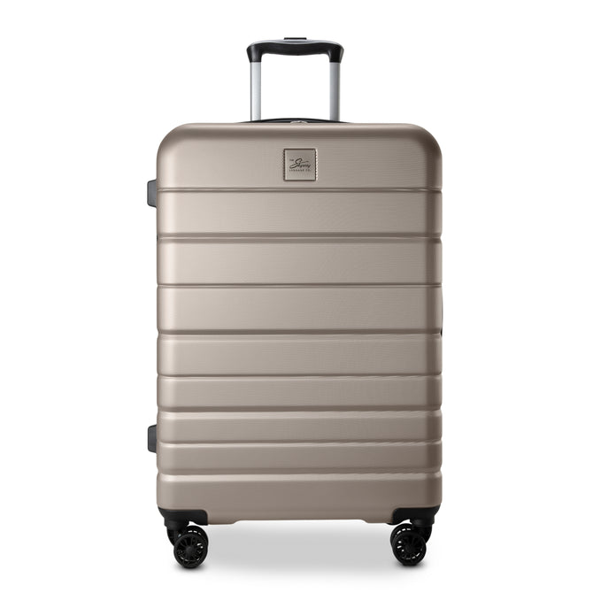 variant:43717503975616 Skyway Epic 2.0 Hardside Medium Checked Spinner Luggage Bone