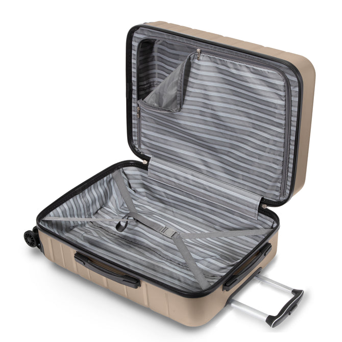 variant:43717503975616 Skyway Epic 2.0 Hardside Medium Checked Spinner Luggage Bone