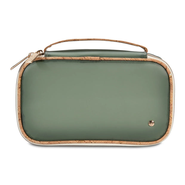 variant:43892408287424 SJ Claire Medium Makeup Case Thyme