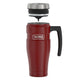 variant:46532961632448 16 oz Stainless Steel Travel Mug Matte Red