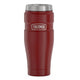 variant:46530409234624 16 oz Stainless Steel  Travel Tumbler Matte Matte Red