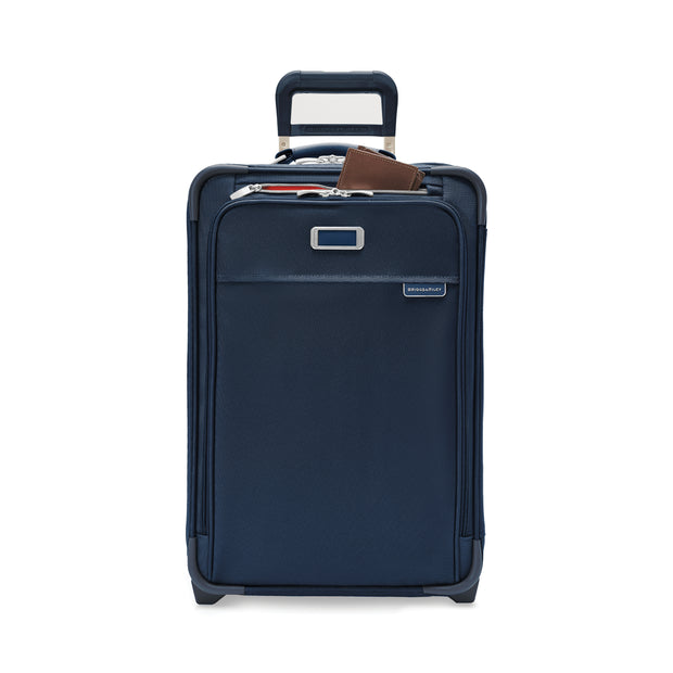variant:43815294369984 BR Baseline Essential 2-Wheel Expandable Carry-On Navy