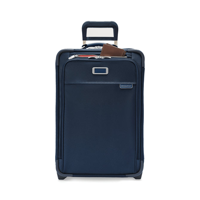 variant:43815294369984 BR Baseline Essential 2-Wheel Expandable Carry-On Navy