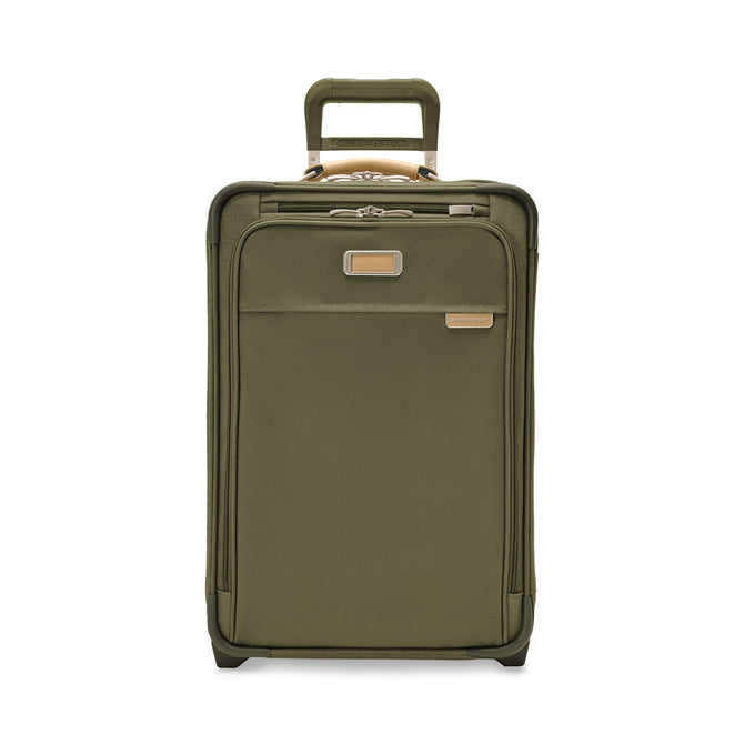 variant:43815294402752 BR Baseline Essential 2-Wheel Expandable Carry-On Olive