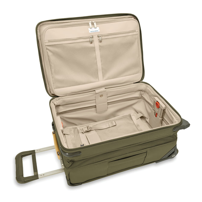 variant:43815294402752 BR Baseline Essential 2-Wheel Expandable Carry-On Olive
