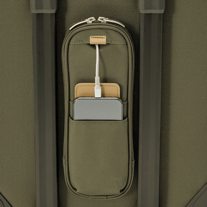 variant:43815294402752 BR Baseline Essential 2-Wheel Expandable Carry-On Olive