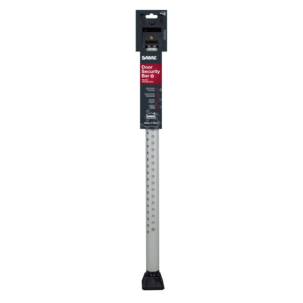 Adjustable 2-IN-1 Door Security Bar with Alarm