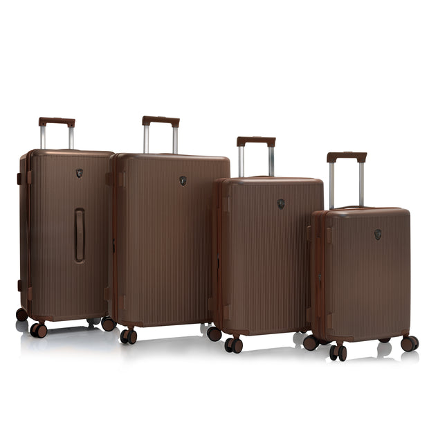variant:46556291694784 Earth Tones Hardside 21' Carry-On Luggage Umber