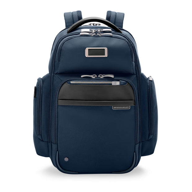 variant:42992843555008 @Work Medium Cargo Backpack Navy
