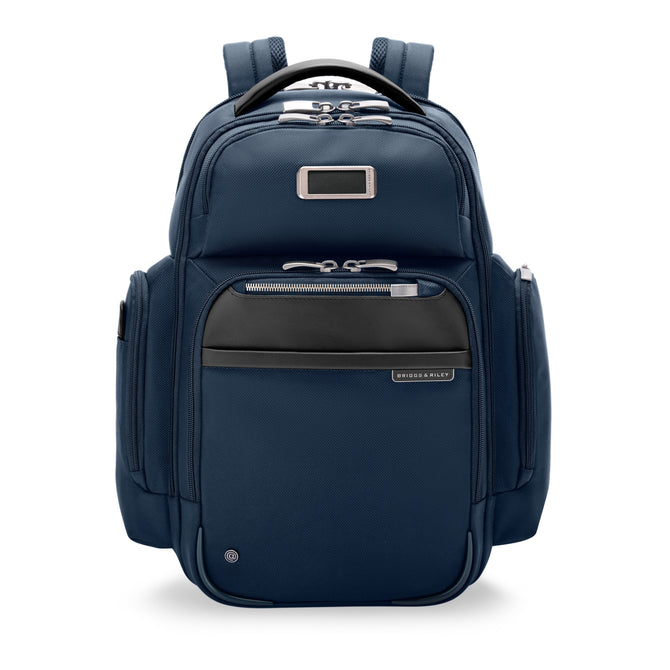 variant:42992843555008 @Work Medium Cargo Backpack Navy