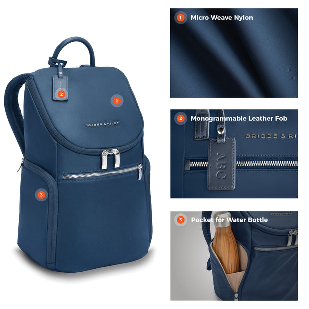 variant:46660586176704 Rhapsody U-Zip Backpack Navy