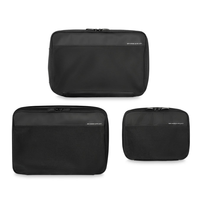variant:46655141970112 Travel Essentials Carry-On Packing Cube Set Black