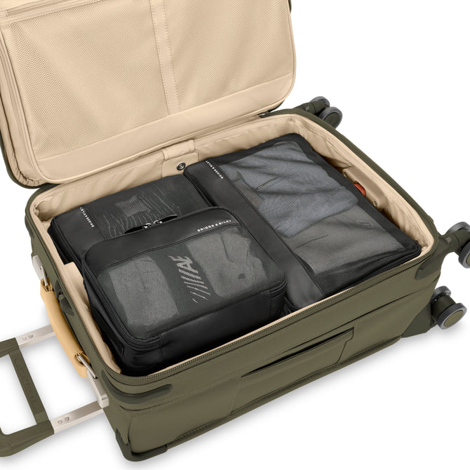 variant:46655141970112 Travel Essentials Carry-On Packing Cube Set Black