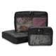 variant:46655232704704 Travel Essentials Check-In Packing Cube Set Black