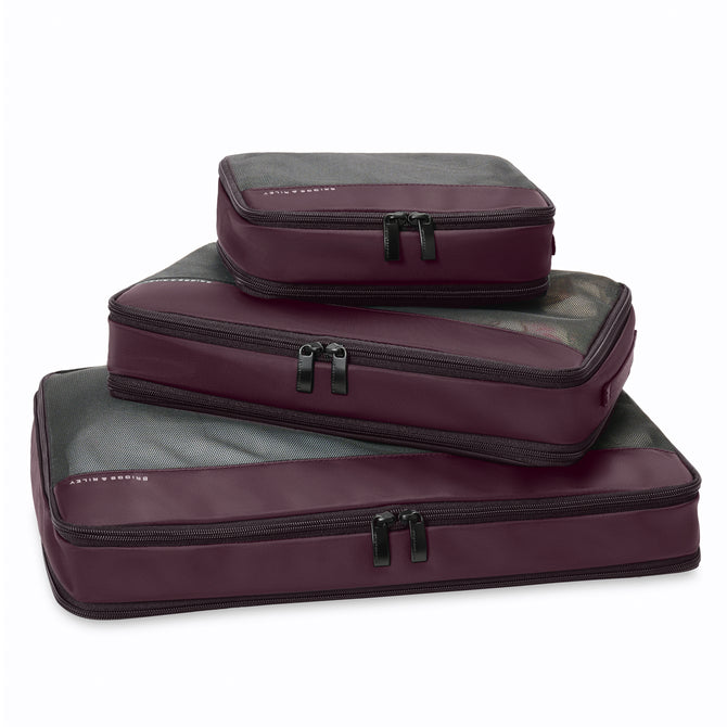 variant:46655232770240 Travel Essentials Check-In Packing Cube Set Plum