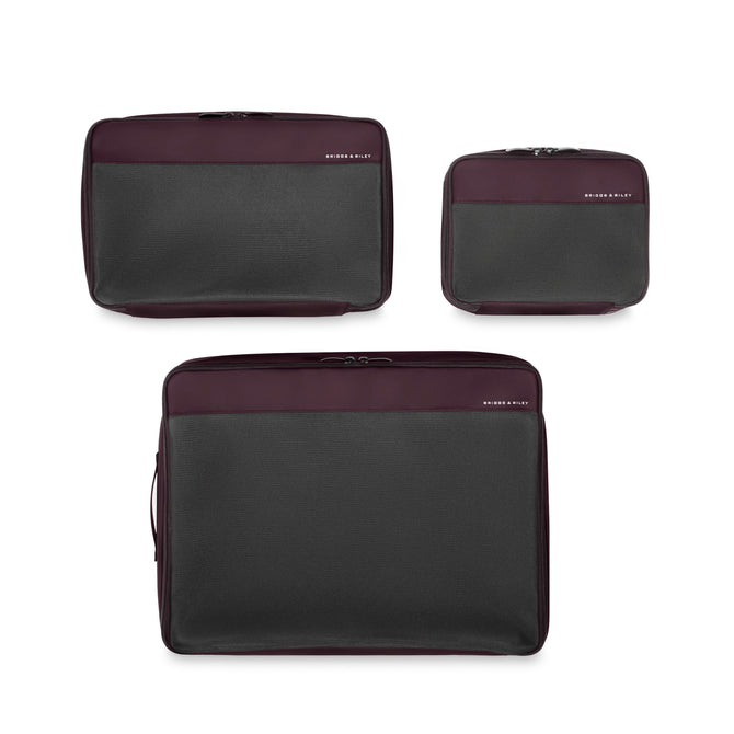 variant:46655232770240 Travel Essentials Check-In Packing Cube Set Plum
