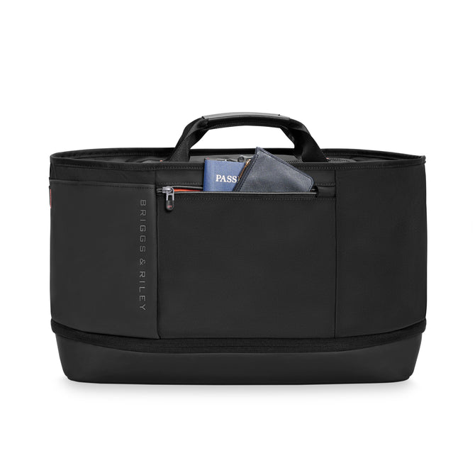 variant:46580378894528 ZDX Expandable Overnighter Black