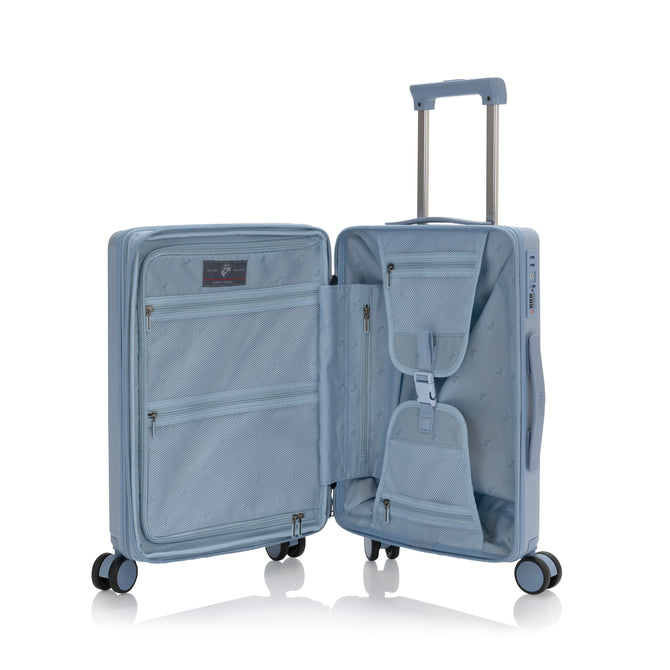 variant:44107287036096 Earth Tones Hardside 21' Carry-On Luggage Glacier Grey