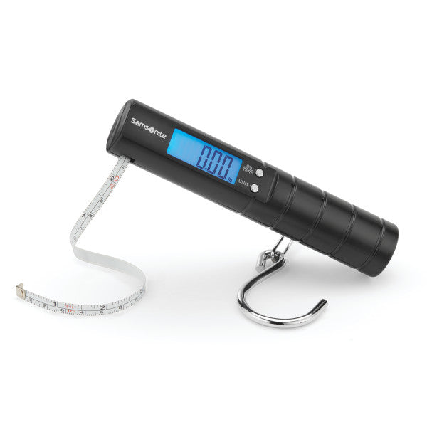 AAA.com l Stop & Lock Luggage Scale with Tape Measure