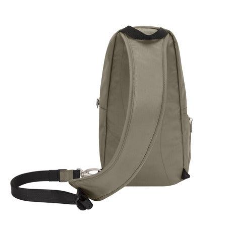 variant:42999522066624 travelon Anti-Theft Classic Sling Bag nutmeg