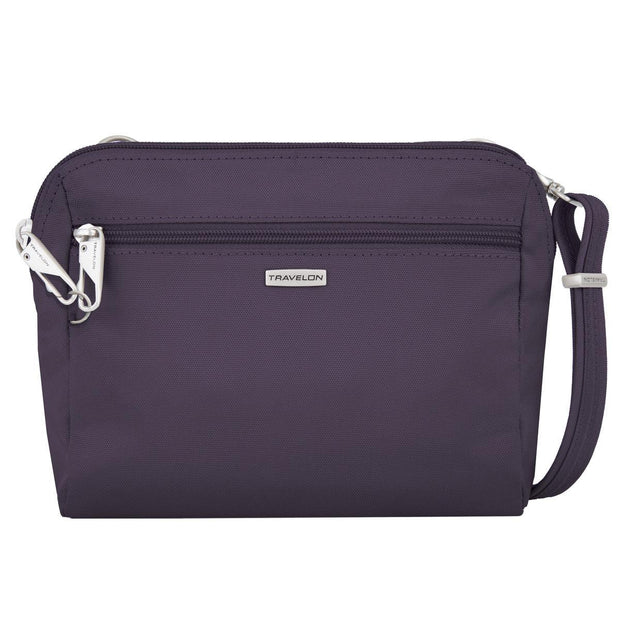 variant:42999670931648 travelon Crossbody and Waist Pack purple