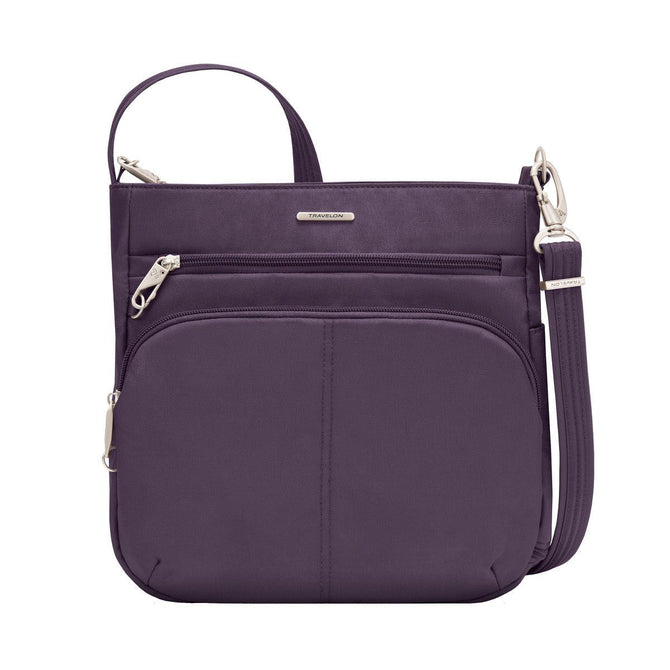 variant:42999671193792 travelon North/South Crossbody purple