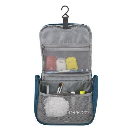 variant:42999671324864 travelon World Travel Essentials Hanging Toiletry Kit Peacock Teal