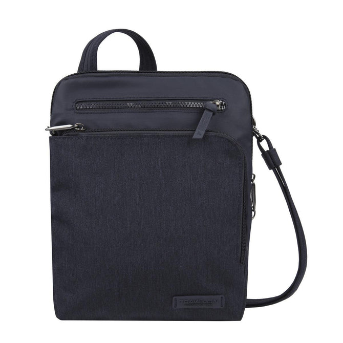 variant:42999674175680 travelon Metro Small crossbody Navy Heather