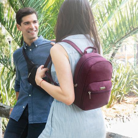 variant:42999675945152 travelon Small Backpack Bordeux