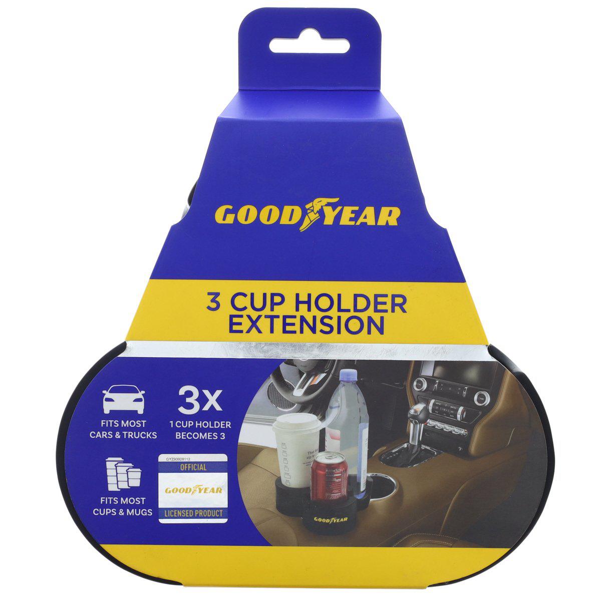 götäzer Becherhalter Universal 3-in-1 Auto Cup Holder Extender mit  Edelstahl Cup Base, (1-St), Großes Format, 360° verstellbar, geeignet für  Getränke