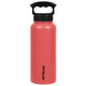 variant:42518400991424 Fifty/Fifty 34oz Insulated Bottle with Wide Mouth 3-Finger Lid - Coral