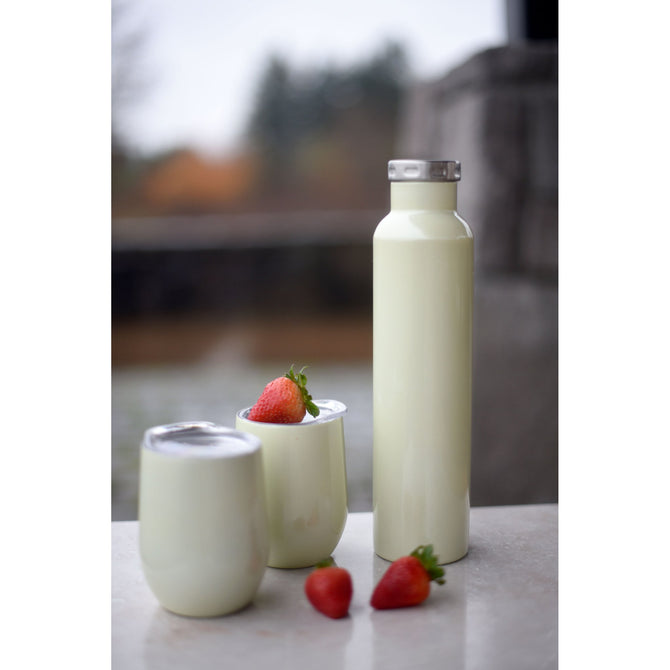 variant:41189328879808 AAA.com | SevenFifty Wine Growler And Tumbler Gift Set by FIFTY/FIFTY - Pearl White