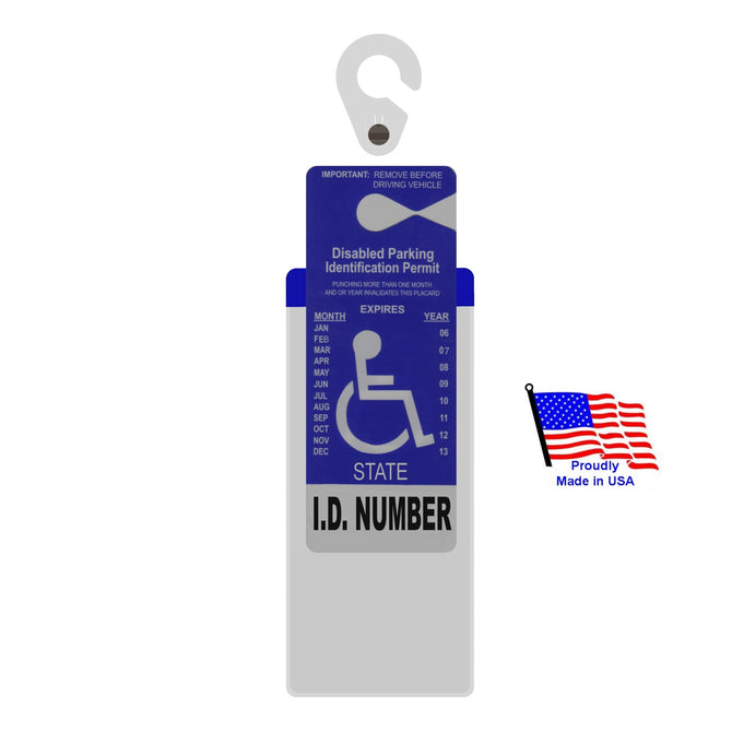 AAA.com | JL Safety - MirorTag™ Silver Handicapped Parking Placard Holder & Protector