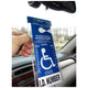 AAA.com | JL Safety - MirorTag™ Silver Handicapped Parking Placard Holder & Protector