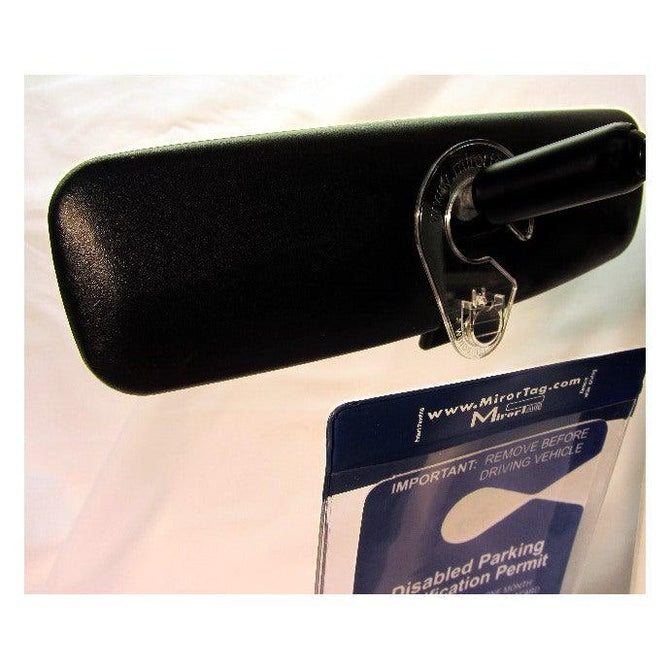 AAA.com | JL Safety - MirorTag™ Silver Handicapped Parking Placard Holder & Protector